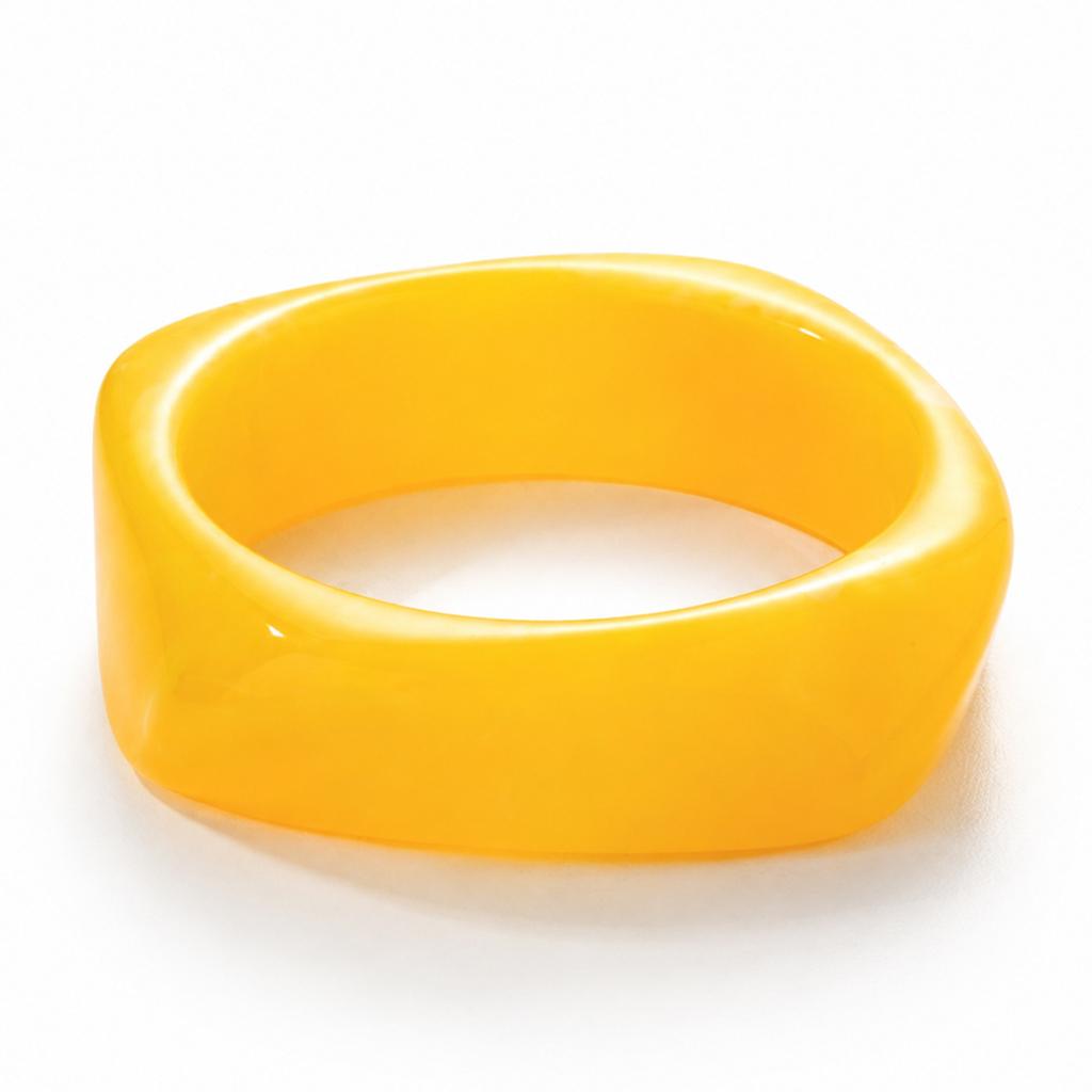 Hot Sale Smudge Coffee Resin Bracelet Ladies Arc Bracelet Girlfriend Ring Fashion Premium Jewelry
