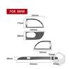 6Pcs Carbon Fiber Interior Dashboard Kit Cover Trim For BMW 6 Series E63 E64