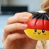 National Flag Dumpling Squeeze Toy Stress Relief Cartoon Expression Steamed Bun Fidget Toy Hand Relaxation Decompression Gadget