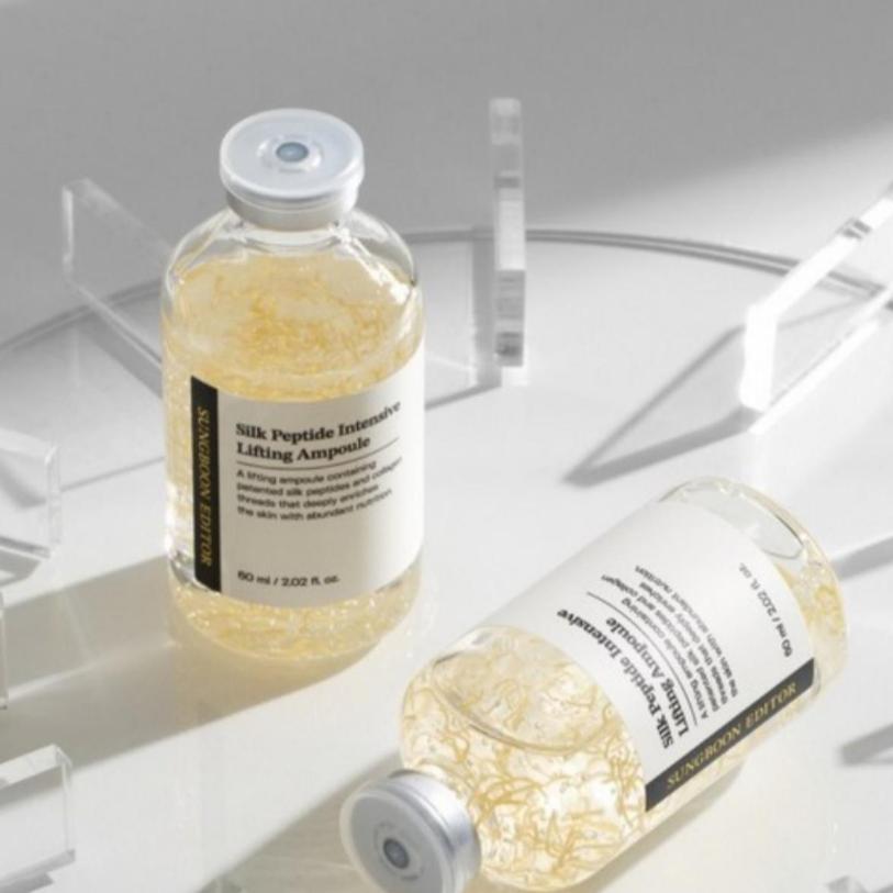 SUNGBOON EDITOR Ampola Lifting de Peptídeos de Seda com Fios Dissolventes de Rugas 60ml