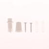 1 Set Nordic Half Teeth Lampshade Base Vintage E27 Hanging Lamp Holders With 0.8/1/1.2/1.5M Cable Ceiling Lamp Holder Socket