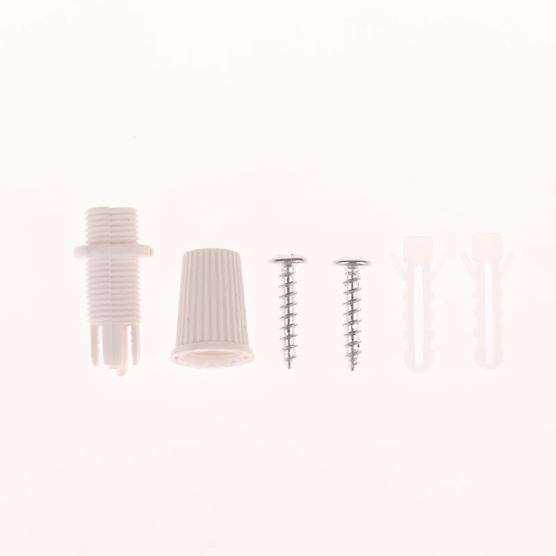 1 Set Nordic Half Teeth Lampshade Base Vintage E27 Hanging Lamp Holders With 0.8/1/1.2/1.5M Cable Ceiling Lamp Holder Socket