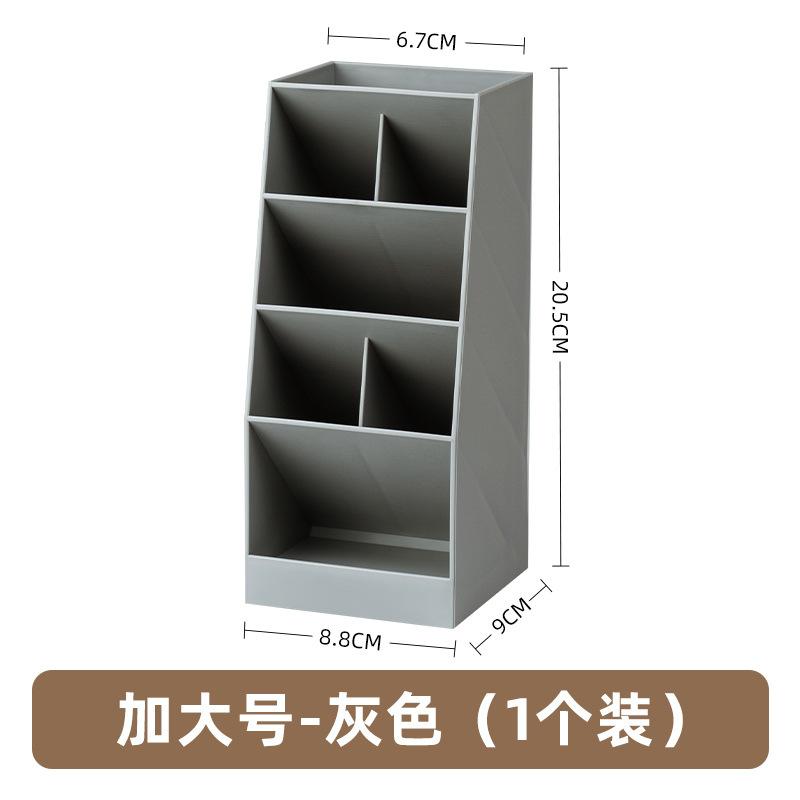 Plastic Slanted Desktop Stationery Storage Rack, Simple and Multi Specification Storage Pen Holder