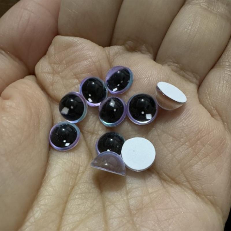 Plastic Doll Eye Set for DIY Crafts Plastic Safety Eyes Semi Sphere DIY for Handmade Toy Soft Craft Crocheting