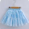 Girls' Colorful Pink Half Skirt New Baby Puff Mesh Versatile Dance Short Skirt