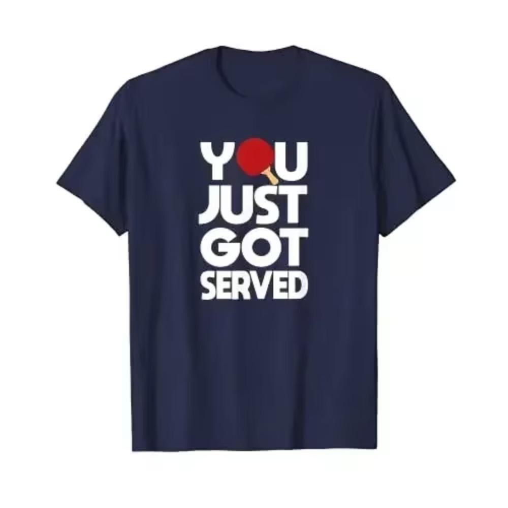 Table Tennis Shirts for Men Butterfly Pong Tee Shirt Graphic T Shirts Oversized T Shirt Daily Four Seasons Tees