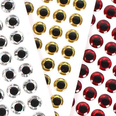 3D Holographic Fishing Lure Eyes Plastic Artificial Fish Eye Sticker Big Eye DIY Crafts for Fly Tying Jigs