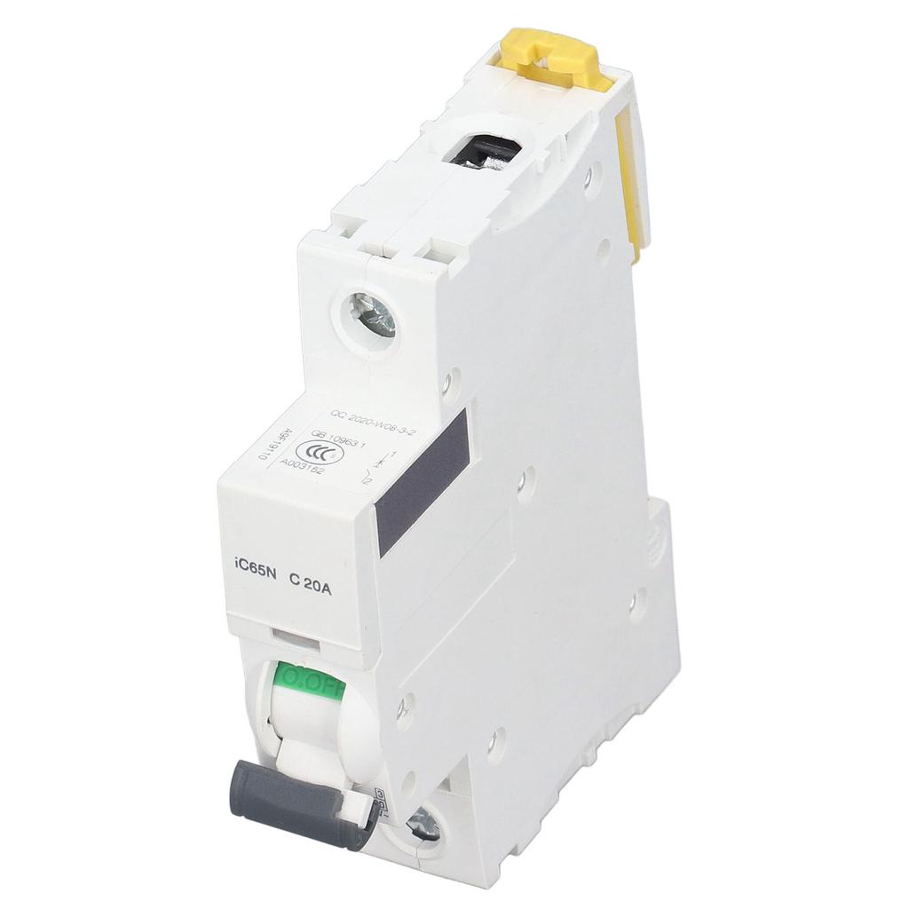 1P Mini-Leistungsschalter Pa66 Niederspannungs-Miniatur-Leistungsschalter DIN-Schienenmontage 230V 400V