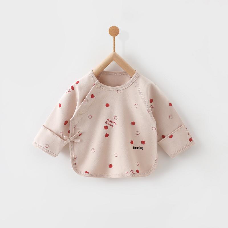 

Pure Cotton Long-Sleeve Boneless Shirt for Newborns (Sizes 52 & 59) 52