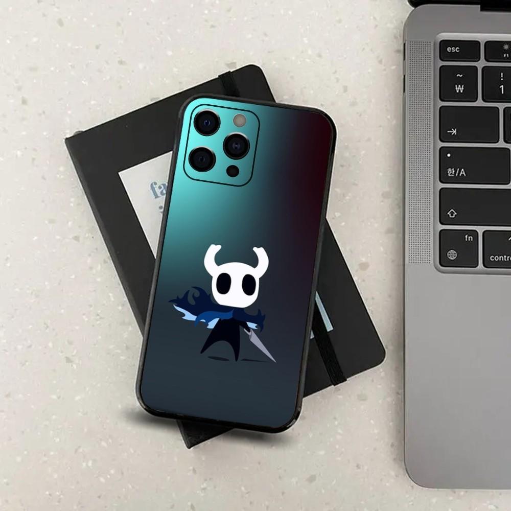 Game H-Hollow K-Knight Phone Case For Apple iPhone 15,14,13,12,11,Pro,X,XS,Max,XR,Plus,Mini Soft Black Cover