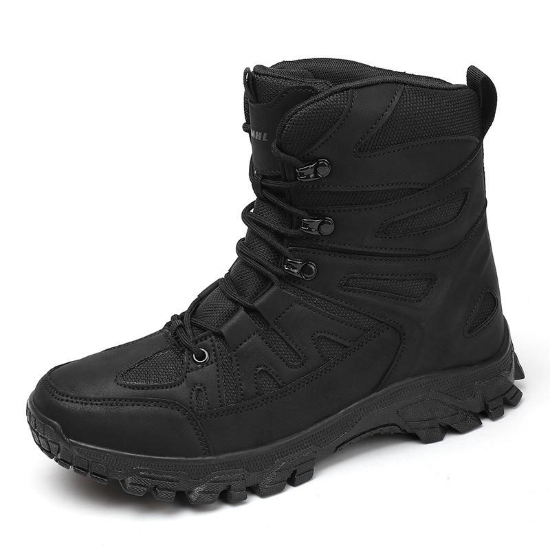 Men's Large Combat and Hiking High-Top Boots