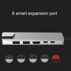 6-in-1 Multifunctional Type-C To PD Charging USB 3.0 Hub Docking Adapter