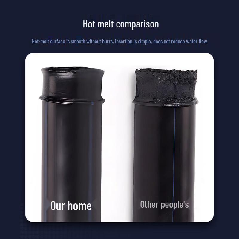 Mandeli Black PE Hot Melt Water Supply Pipe