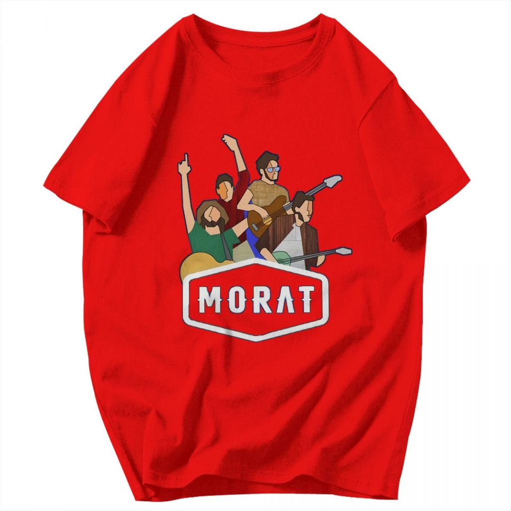 Men T Shirt Rock Band Morat Album Vintage Gifts Y2K Graphic Anime Unisex Clothes T Shirts