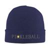 Pickleball Warm Knitted Cap Fashion Bonnet Hat Autumn Winter Outdoor Beanies Hats For Unisex Skull Knitted Hat