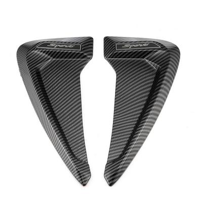 2 Pcs Carbon Fiber Air Flow Vent Fender Sticker