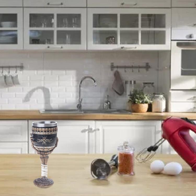 Skull Hand Wine Cups Resin Stainless Steel Material Coffee Mug Cool Drinkware