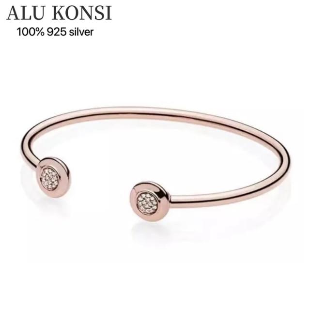 Sale Real 100 %925 Sterling Silver Pan Bracelets Snake Chain Charm Bracelet Fit Original Charms For Women Diy Jewelry