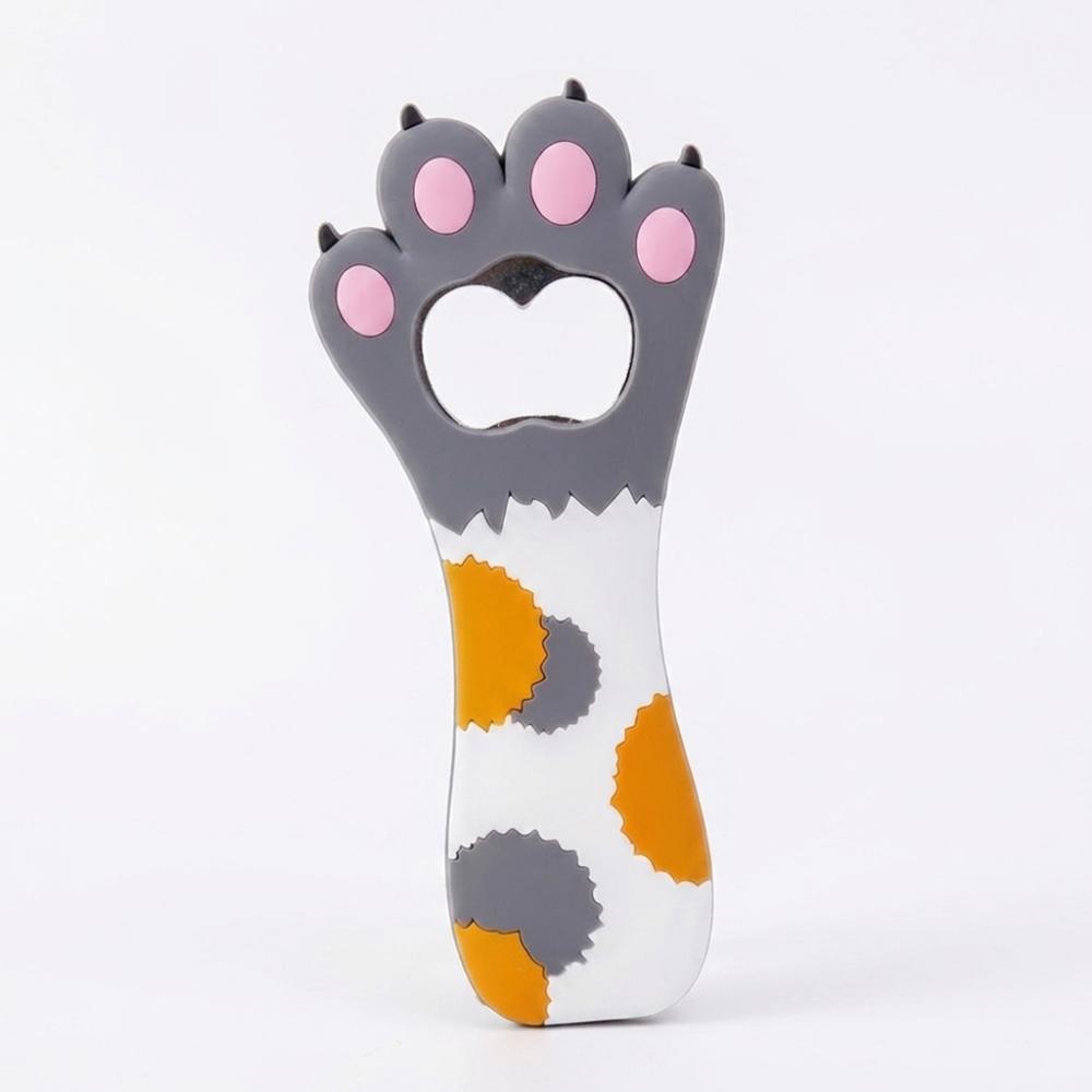 Vibrant Colors Fridge Magnet Opener Paw Shape Multifunctional Bottle Opener  Kitchen Barware