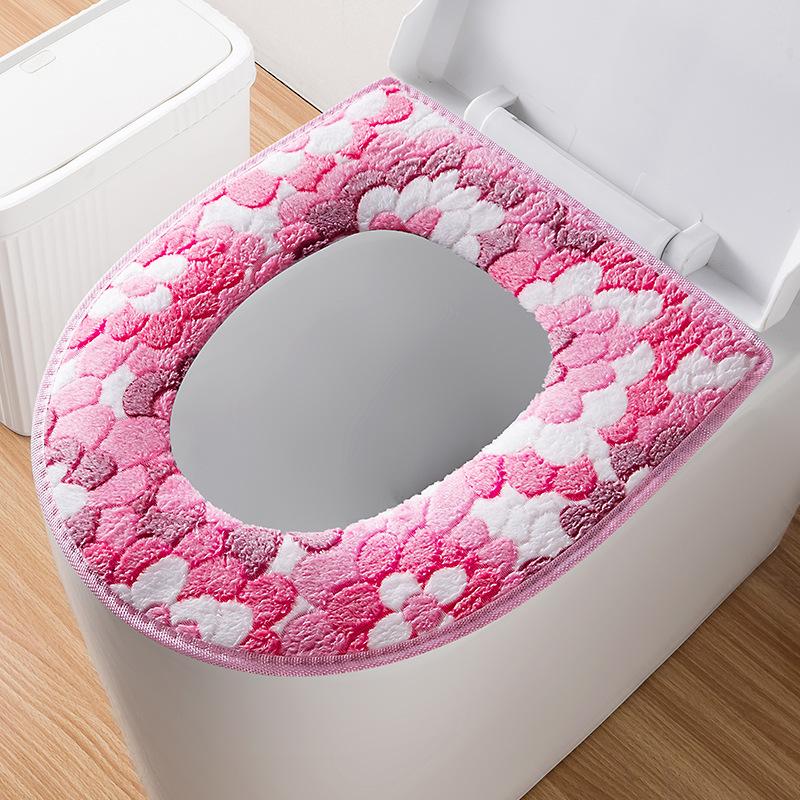 Adhesive Toilet Cover for Easy Installation and Comfort One Size