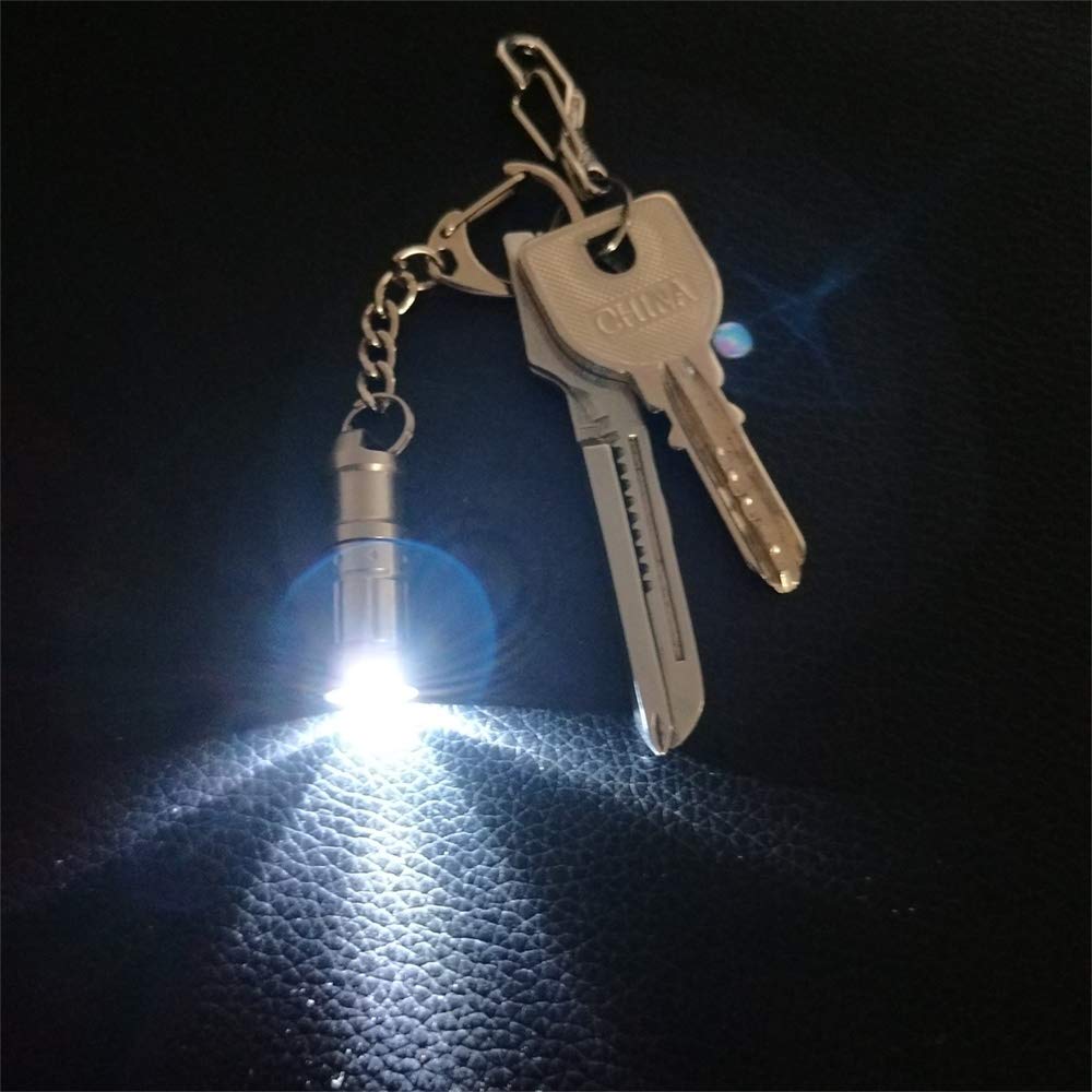 mini keychain lifelong waterproof keychain light for children emergency flashlight for emergency and a great gift Ultra-compact flashlight,