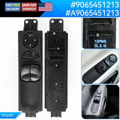 Power Window Switch Driver Left for Mercedes-Benz Sprinter2500 3500 A9065451213.