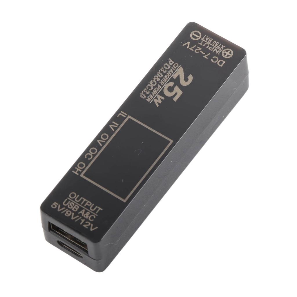 PD3.0 USB XT60 Interface To USB PD3.0 Fast Charger Overload Short Circuit Protection
