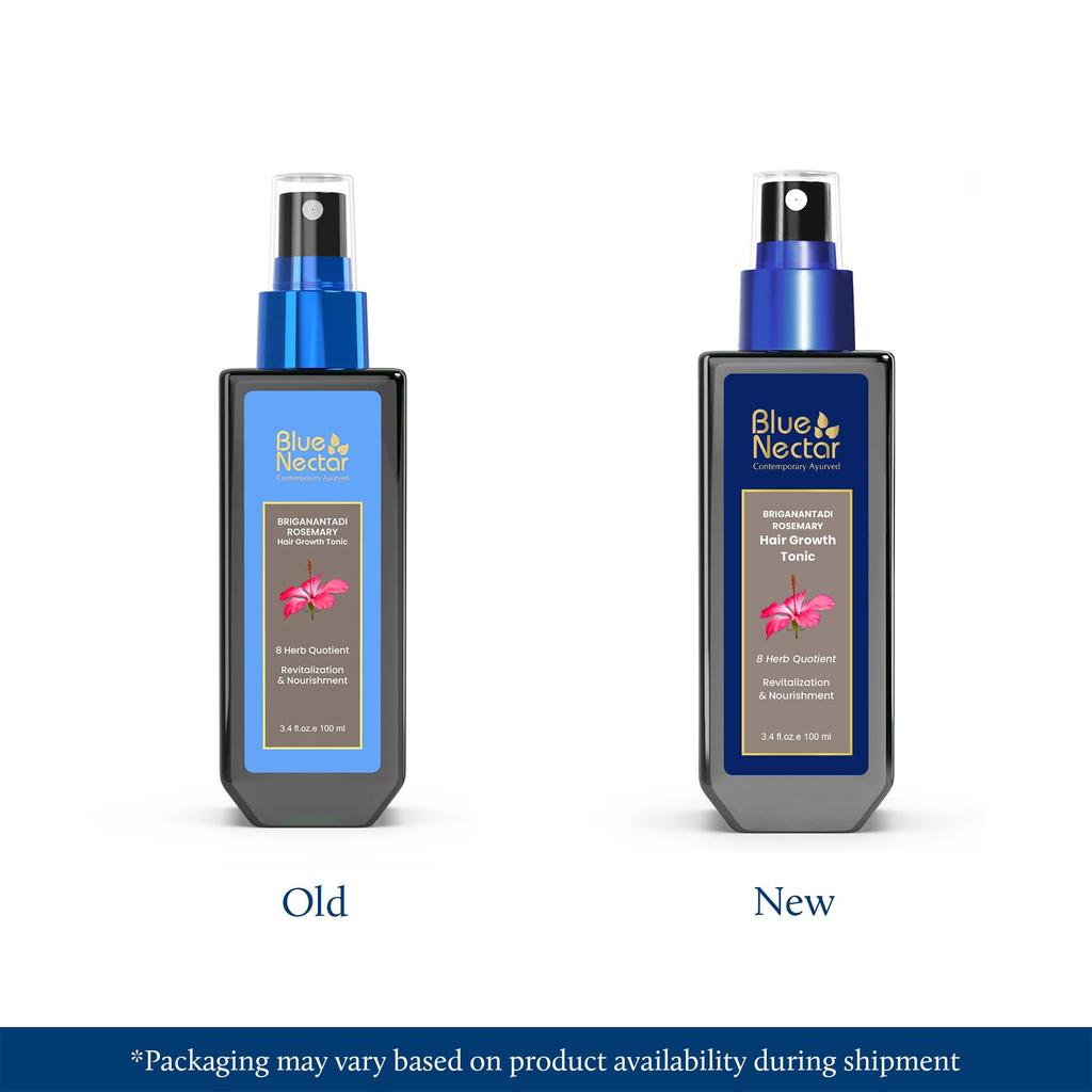 Blue Nectar Rosemary Advanced Hair Growth Serum for Woman & Man | Natural Alternate to Redensyl Serum | Ayurvedic Hair Growth Spray with Bhringra