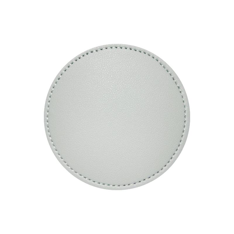 Inmos Kundenspezifische Lederuntersetzer für Heimdekoration Runde Tassenuntersetzer Tee- und Wassergläser Kaffeematten Geschirrabtropfgestell Nordisch