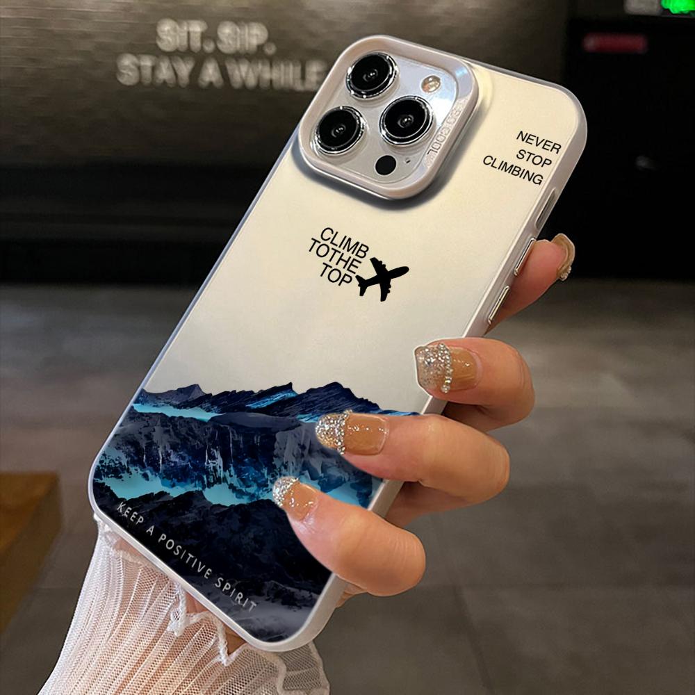 Mountain Peak Aircraft Phone Case For Xiaomi Mi Lite 5G Ne 14 15 Ultra 12 For Xiaomi 12T 13t 14t 15t 17 Pro Max Shockproof Funda