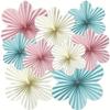 9PCS Photography Props Hanging Decorations Background Paper Floral  Wedding