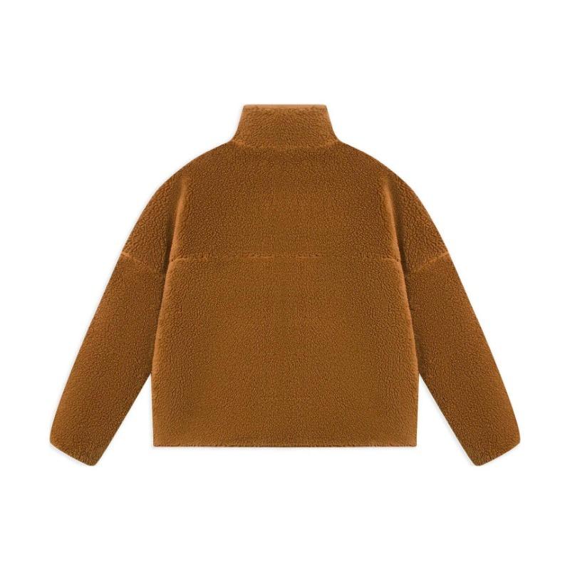 Li-Ning X Disney Co-Branded Chip N Dale Cartoon Buchstabenstickerei Locker Gestrickte Strickjacke mit Reißverschluss Lammwolljacke Warmer Baumwollmantel Damen Oberbekleidung AFDSC92-2
