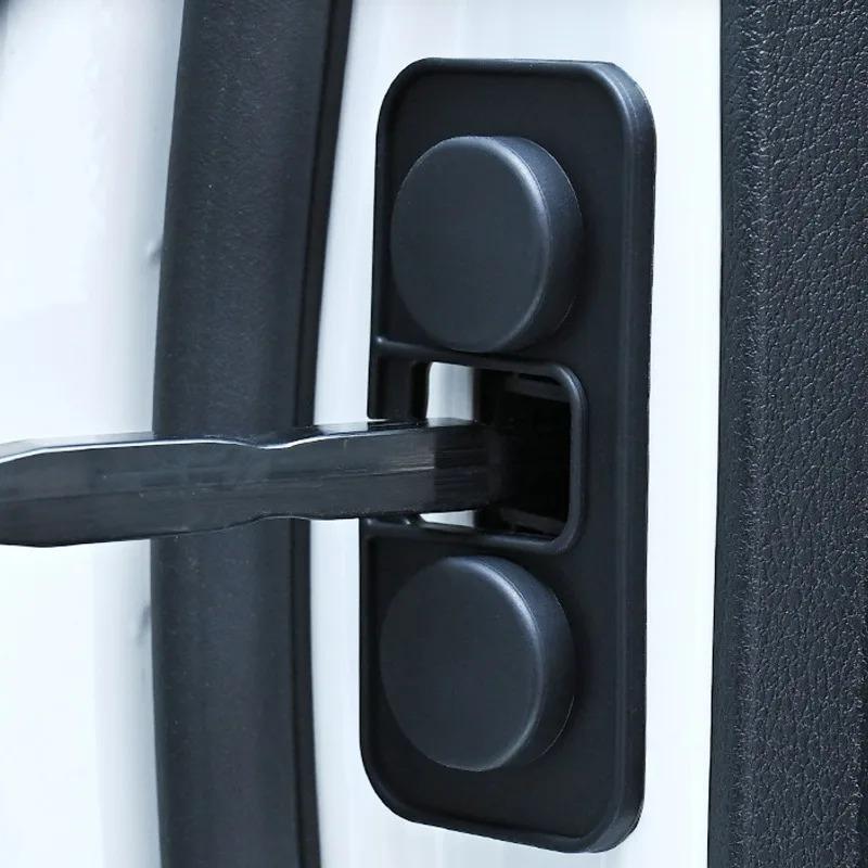 Universal Anti-Collision Noise Reduction Car Door Limiter Cover Silicone Shock Absorbing Interior Screw Cap Protective Sleeve