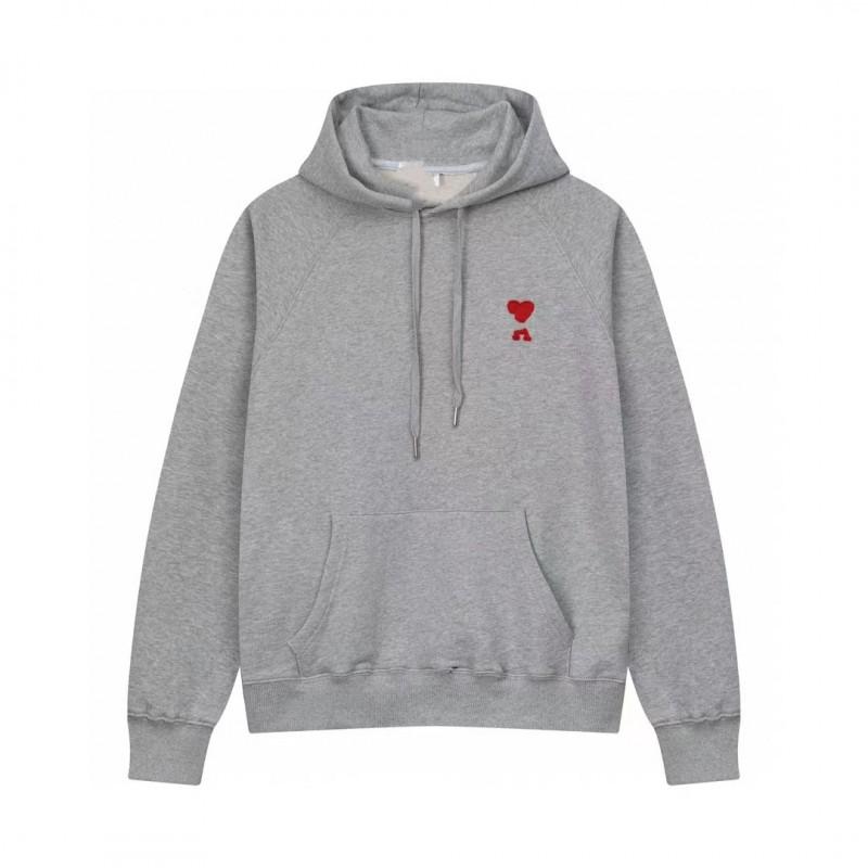 Cotton Couple Matching Set Oversized Hoodie With Heart Print Loose Fit Jogger Pants Men Women