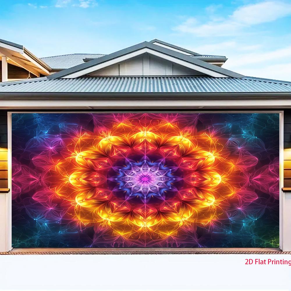 2D Plane Flame-shaped Flower Petal Decoration for a Mysterious Universe Theme Suitable for Indoor Parties Polyester Fiber