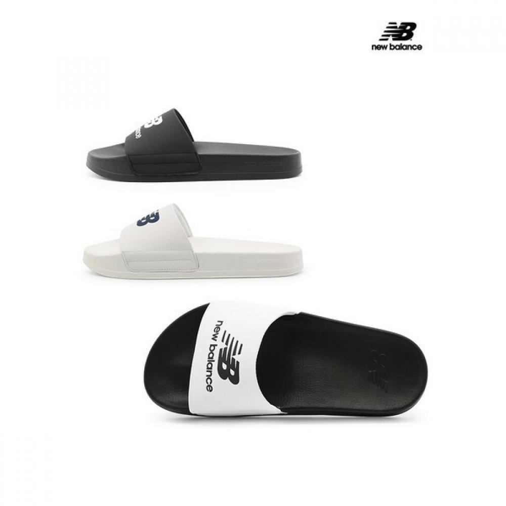 

New Balance Полуклуб Унисекс Шлепанцы-слайды Черный Белый Темно-синий 3 вида 01SD1501WT3/250