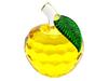 Crystal Glass Apple Figurine Apple Interior Feng Shui Suncatcher Miscellaneous Object [KKD] (60mm Yellow)