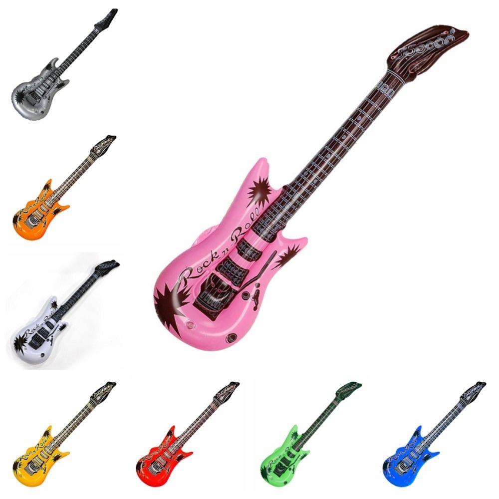 PVC Inflatable Guitar Balloon Inflatable Guitar Foil Balloons  Birthdays Party