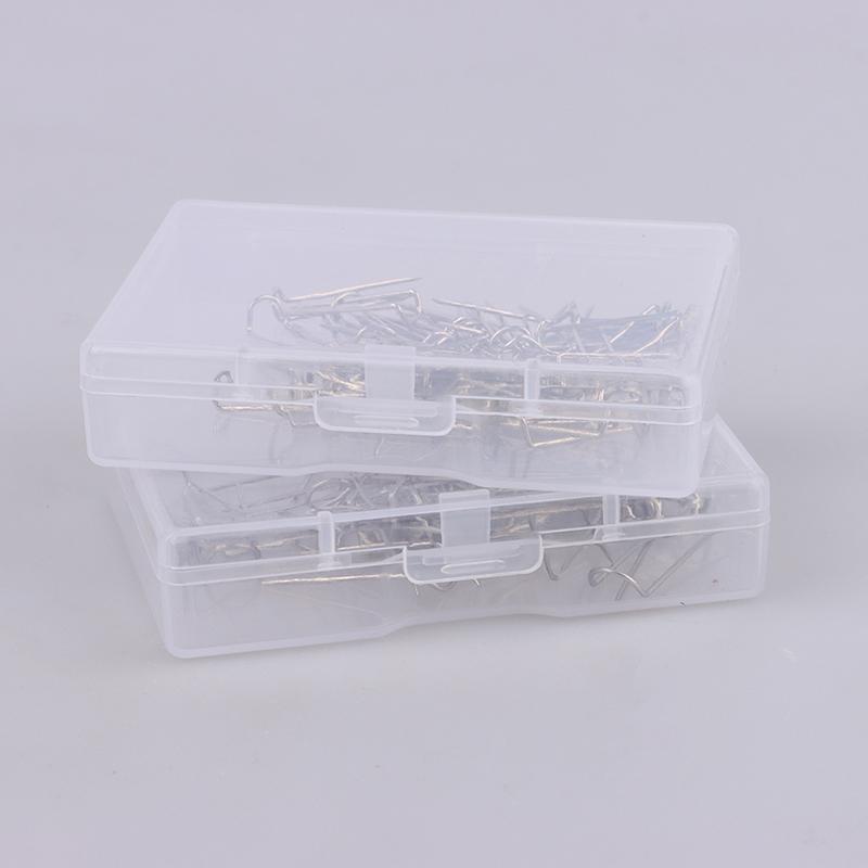 50 bucăți ace metalice ace de argint în U pentru afișaj de bijuterii, ace de croitorie, aplicații de pilota