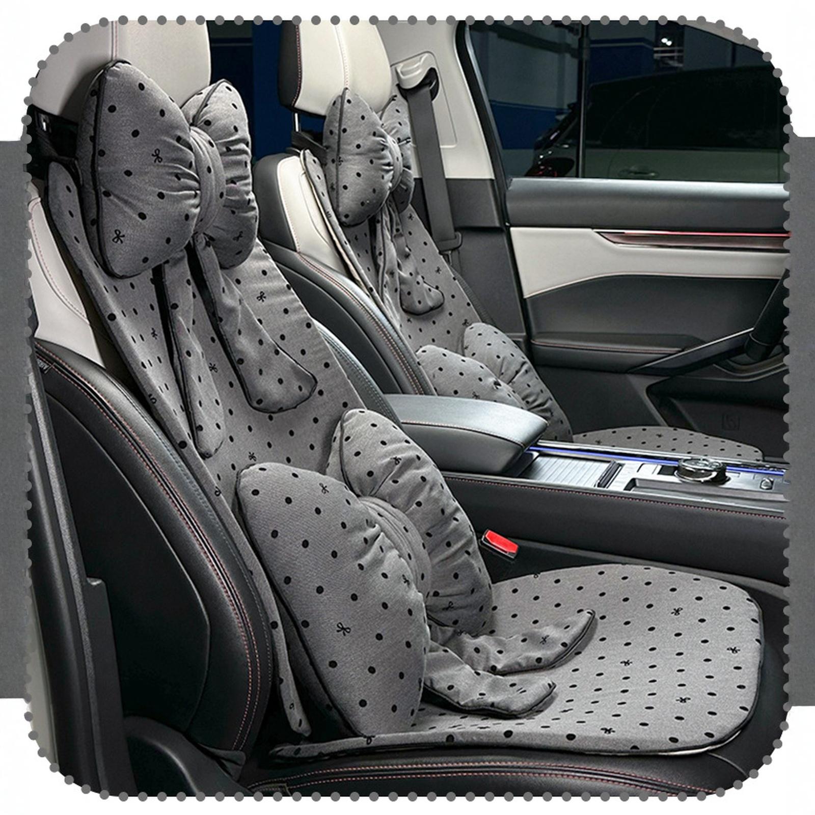 

Women Cute Car Seat Protector Cover Breathable Comfortable Non- Cars Seats Cover Four Seasons Universal Car Seat Cushion One Size