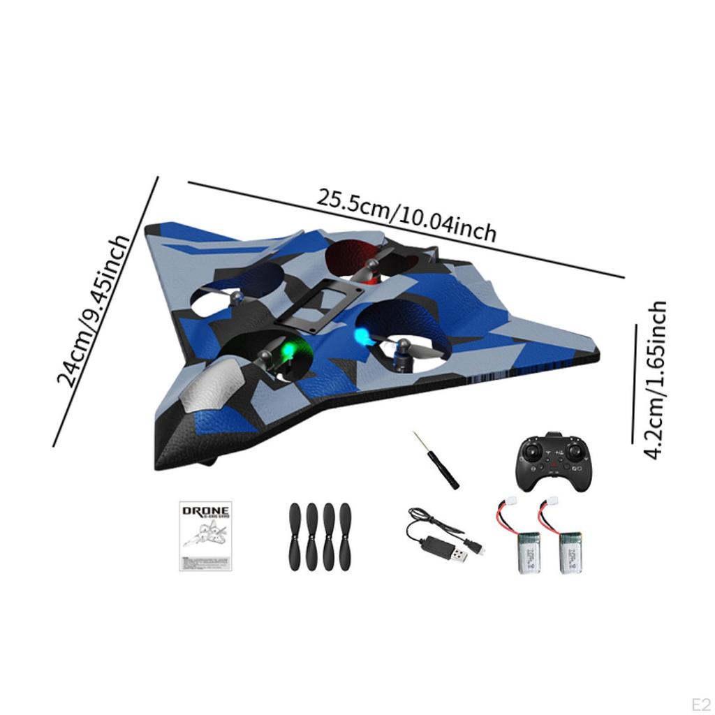 Foam Remote Control Airplane Fighter Jet Model Roll Gifts for Kids Boys Portable Lightweight Hobby