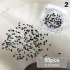 50Pcs Teardrop Shape Mini Flat Bottom Diamond Nail Art Accessories Super Flash Mixed   Nail Art Accessories