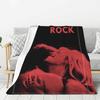 Custom Tv Girl Music Rock Pop Band Blankets Warm Flannel Throw Blanket for Bed Travel Rug Piece