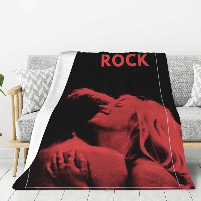 Custom Tv Girl Music Rock Pop Band Blankets Warm Flannel Throw Blanket for Bed Travel Rug Piece