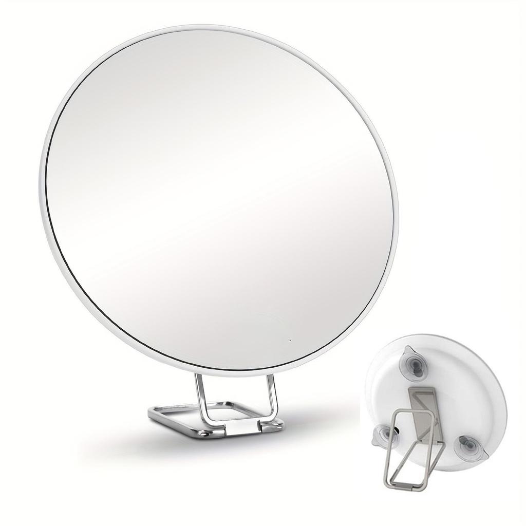 6-inch 50x Magnification Makeup Mirror with Stand, Tweezers, Suction Cup, & Blackhead/Pimple Magnifying Feature