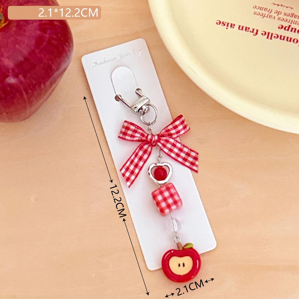 Phone Cute Bowknot Ice Cream Pendant Phone Chain Mobile Phone Charm Strap Lanyard Keychain For Iphone Accessory Women Jewelry