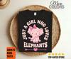 Elephant Cute Funny Elephants Lovers Gift T-shirt, Love Family Zoo Tees, Save The Elephants Baby, African Animals, Safari, Vintage Retro