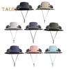 Pălărie cu Ventilator Solar UPF 50+ Pălărie de Protecție UV cu 2 Ventilatoare Solare Reîncărcabilă USB Respirabilă Bărbați Femei Vară Activități în Aer Liber Pescuit Bor Larg Tip Găleată