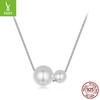 Bead Collarbone Chain Pendant Necklace, Simple, Fashionable And Elegant 925 Sterling Silver Necklace.