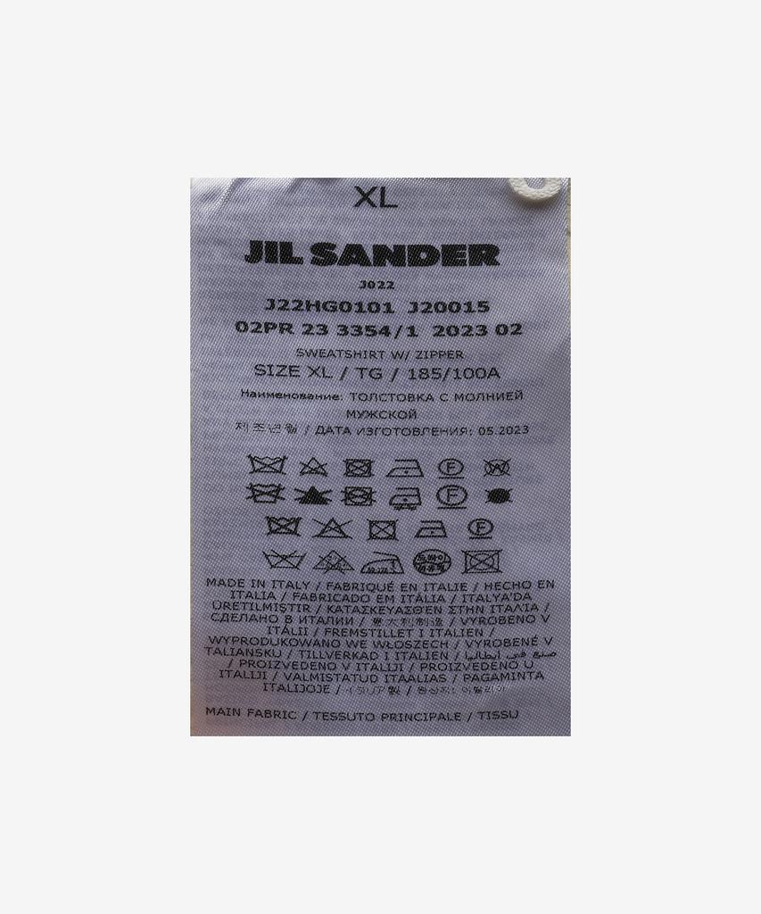 Jil Sander Zip-Up Hoodie - Black / J22Hg0101J20015001